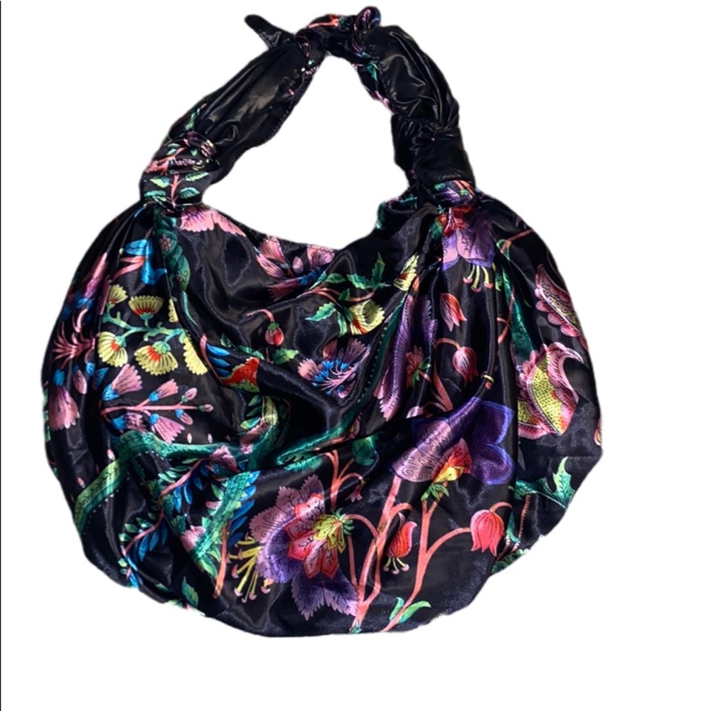 NWOT Zara Knotted Fabric Hobo Bag